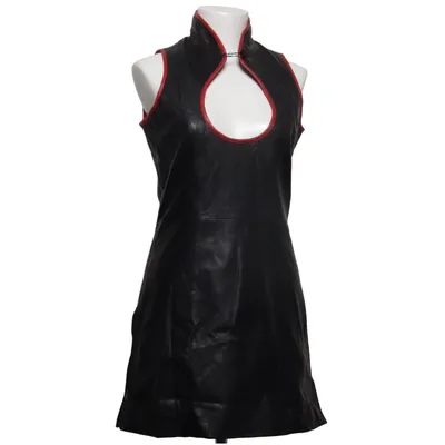 Robe en cuir (Noir) de S'egnaro Cuir, Polyester