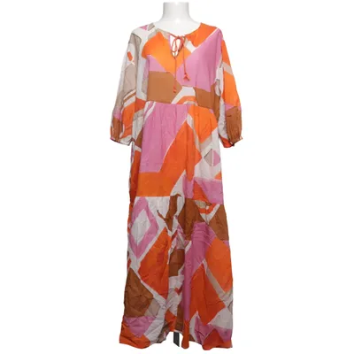 Robe longue (Orange, Rose, Marron) de Emily van den Bergh Coton