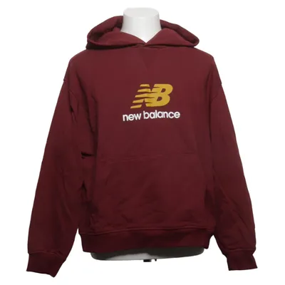 Kapuzenpullover (Rot) von New Balance Baumwolle, Elasthan