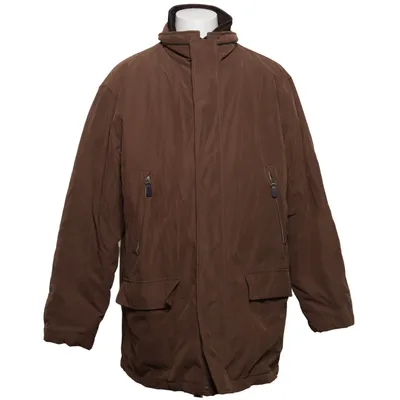 Parka (Brown) from Atwardson Acetate, Polyamide, Polyester, Polyurethane