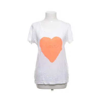 T-shirt (Vit, Orange) från Becksöndergaard Bomull, Modal
