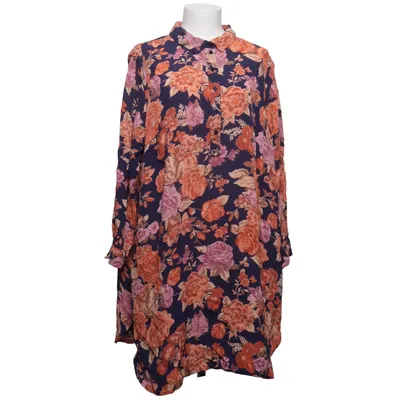 Skjortekjole (Blå, Flerfarvet) fra Zizzi Viscose