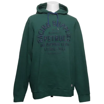 Huvtröja (Grön) från Petrol Bomull, Polyester