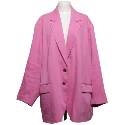 Blazer (Roze) van H&M Polyester, Viscose
