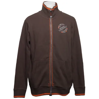 Sweat à capuche (Marron, Orange) de STIHL Coton, Polyester