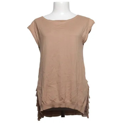 Top (Beige) van Twin Set Simona Barbieri Katoen, Polyester, Zijde