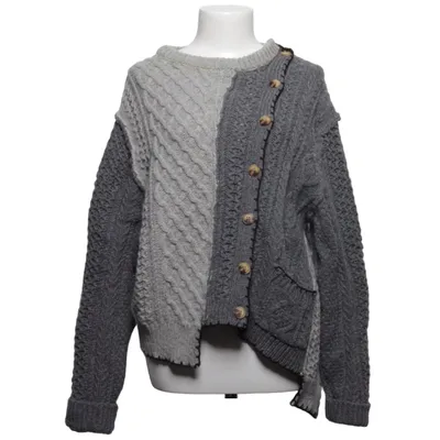 Cardigan (Grijs) van Topshop Wol