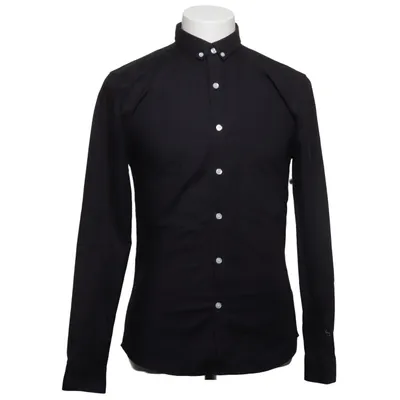 Buttondown-skjorta (Svart) från New Look Men Bomull, Elastan