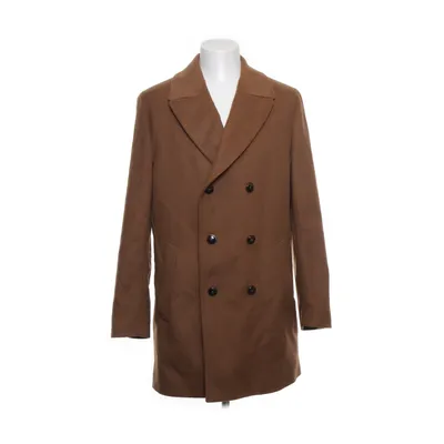 Coat (Brown) from Massimo Dutti Wool