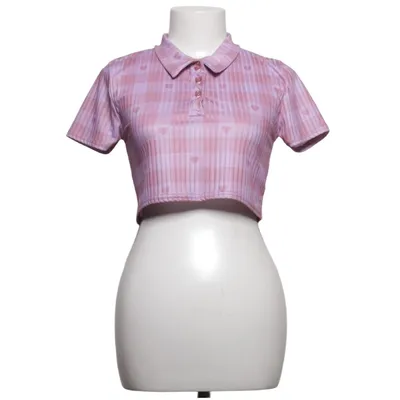 Crop top (Rose, Violet) de New Girl Order Élasthane, Polyester