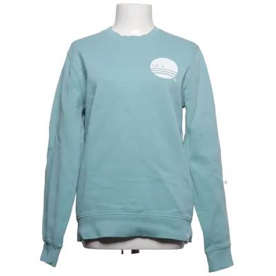 Sweatshirt (Blå) fra SEA Bomuld, Genanvendt polyester