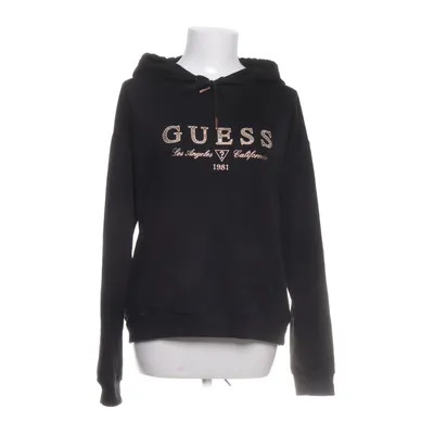 Huvtröja (Svart) från Guess Bomull, Polyester