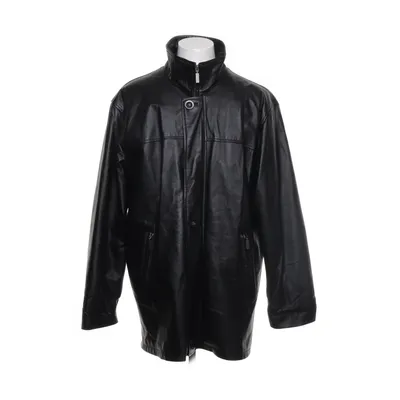 Läderjacka (Svart) från Saki Skinn, Polyester, Viskos