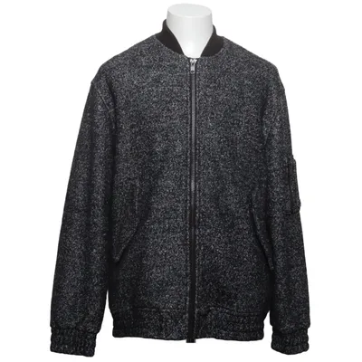 Bomberjakke (Grå, Sort) fra MTWTFSS WEEKDAY Polyester, Viscose, Uld