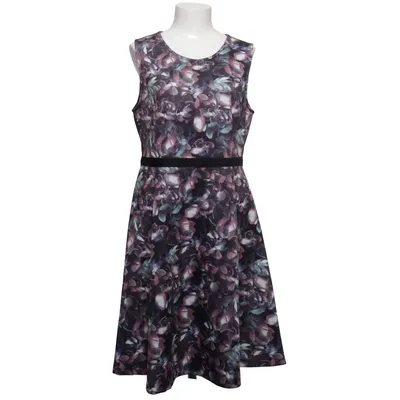Jurk (Zwart, Meerkleurig) van Vivance Collection Elastaan, Polyester