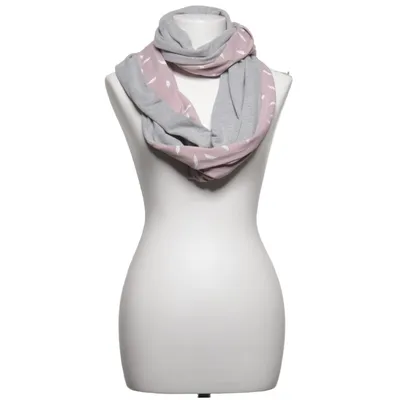 Tube scarf (Pink, Gray) from Mania Cotton, Elastane