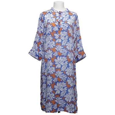 Kjole (Blå, Hvid, Brun, Flerfarvet) fra Peace Heart Joy Silke, Viscose