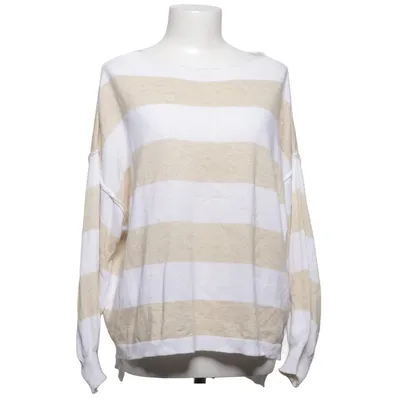 Trui (Beige, Wit) van Pretty Dress Acryl, Katoen