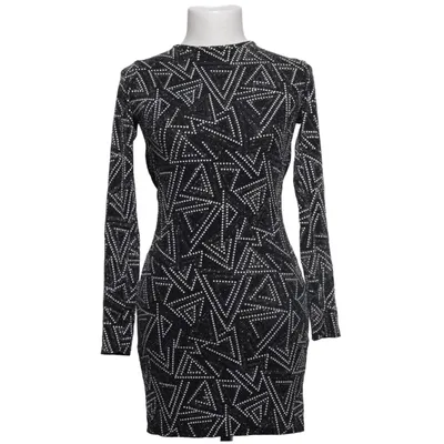Cocktailkleid (Schwarz, Silber) von Sparkz Elasthan, Metallfaser, Polyamid