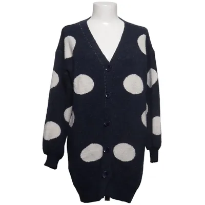 Cardigan (Blue, White) from Juju Acrylic, Elastane, Polyamide