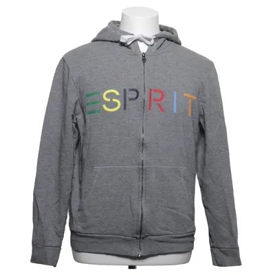 Capuchon sweater (Grijs, Meerkleurig) van ESPRIT Organic Katoen, Viscose