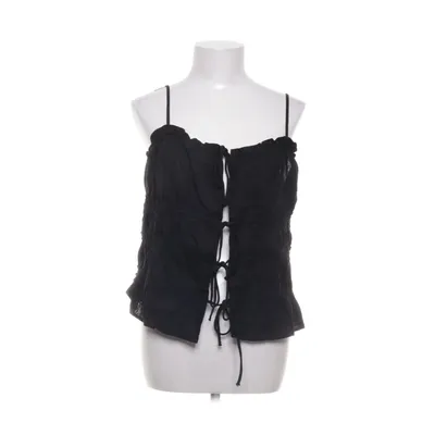 Tank Top (Black) from Divided by H&M Linen, Viscose