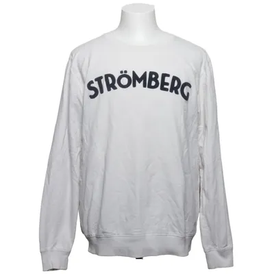 Collegetröja (Vit) från Strömberg Ekologisk bomull