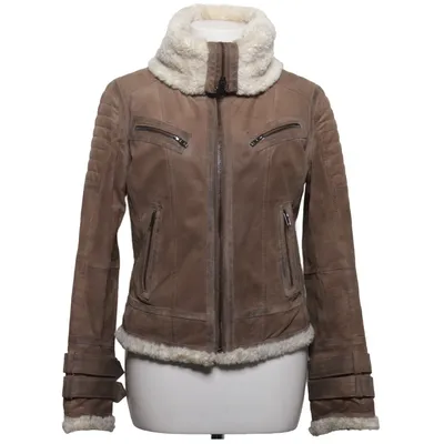 Shearlingjacka (Brun, Vit) från Rockandblue Akryl