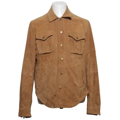 Läderjacka (Brun) från Topman Skinn, Polyester
