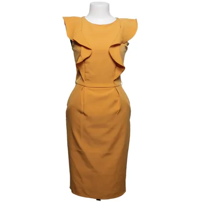 Robe (Jaune) de Paper Dolls Élasthane, Polyester
