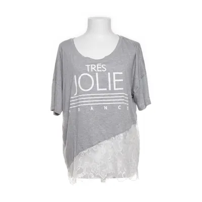 T-shirt (Grijs, Wit) van Gina Polyester, Viscose