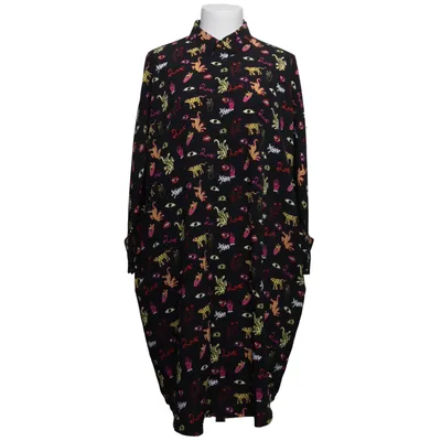 Skjortekjole (Sort, Flerfarvet) fra Monki Polyester