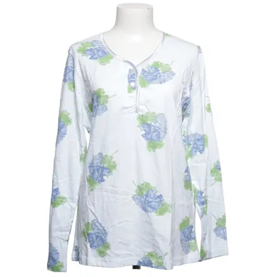 Henley Shirt (Weiß, Blau, Grün) von Joliena Baumwolle