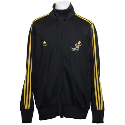 Trainingsjack (Zwart, Geel) van Adidas Originals Gerecycled polyester