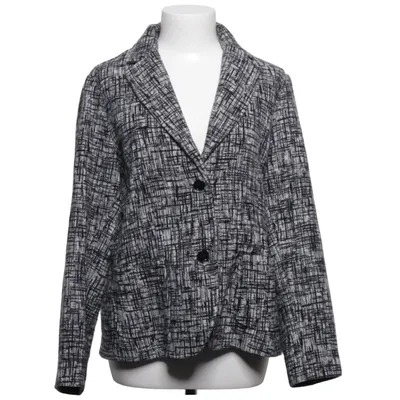 Blazer (Schwarz, Weiß) von Trussardi Jeans Acryl, Polyester, Wolle