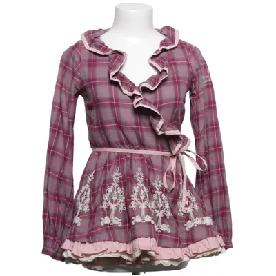 Wrap blouse (Purple, Gray, Pink) from Odd Molly Cotton