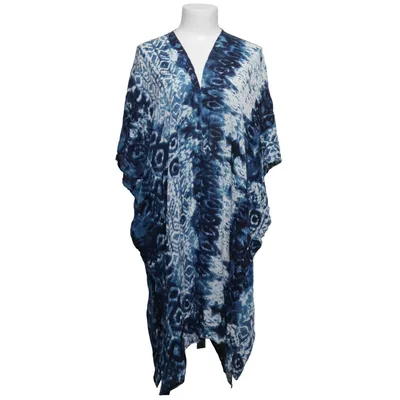 Kimono (Blå, Hvid) fra Tutti Frutti Viscose