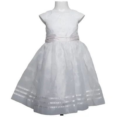 Robe de fille de fleur (Blanc) de Next Coton, Polyester