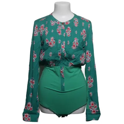 Romper (Groen, Meerkleurig) van Tata Katoen, Elastaan, Viscose