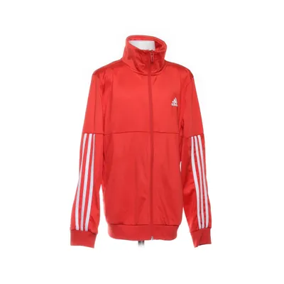 Trainingsjack (Rood, Wit) van Adidas Elastaan, Polyester