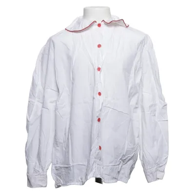 Blus (Vit, Röd) från Polarn & Pyret Bomull