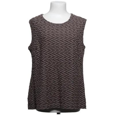 Top (Brown) from Dressbarn Elastane, Polyester, Viscose
