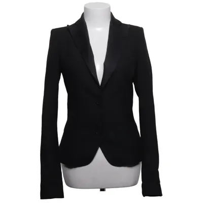 Blazer (Black) from Paola Frani Cotton, Elastane, Polyester, Viscose