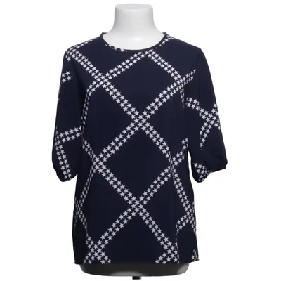 Top (Blue, White) from Lala Elastane, Polyester