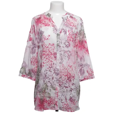 Blouse (Wit, Roze, Meerkleurig) van Gina Laura Collection Katoen