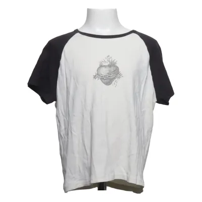 Baseballtröja (Vit, Svart) från Brandy Melville Bomull