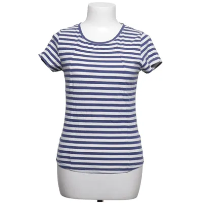 T-shirt (Blue, White) from Collectif Cotton, Elastane