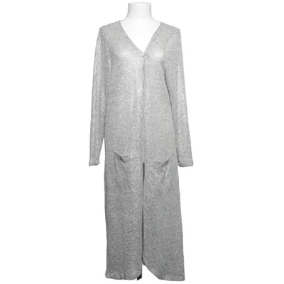 Cardigan (Zilver, Wit) van Cream Polyester, Viscose