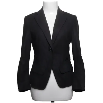 Blazer (Noir) de Rützou Acétate, Élasthane, Polyamide, Polyester, Laine