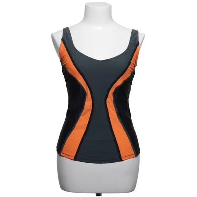 Sport tanktop (Zwart, Grijs, Oranje) van Naturana Elastaan, Polyamide